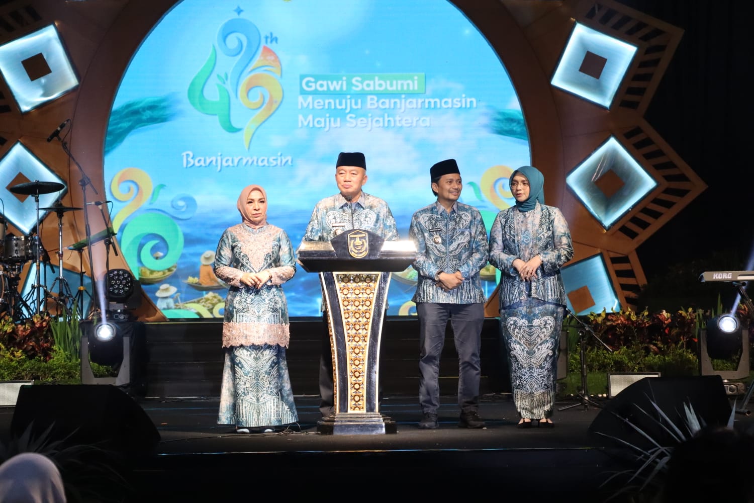 Pemkab Kotabaru Hadir di Perayaan HUT Banjarmasin ke 499