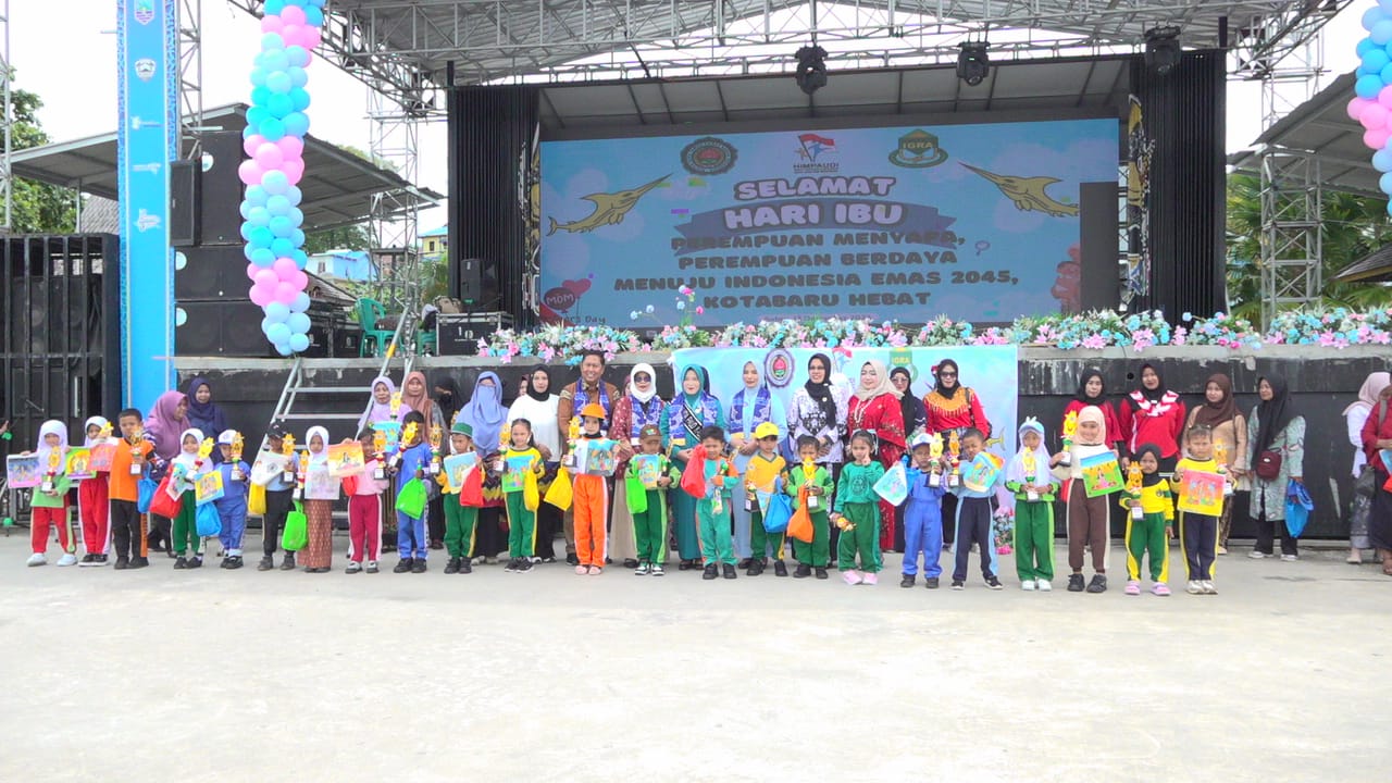 IGTKI-PGRI, HIMPAUDI dan IGRA Kotabaru Gelar Gebyar Hari Ibu Tahun 2025
