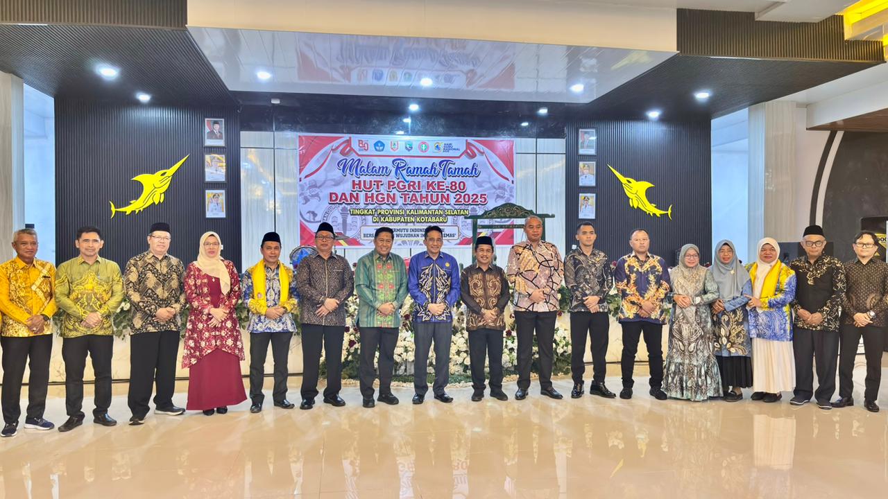 Pemkab Kotabaru Gelar Malam Ramah Tamah HUT PGRI ke-80 dan Hari Guru Nasional 2025 Tingkat Provinsi Kalsel