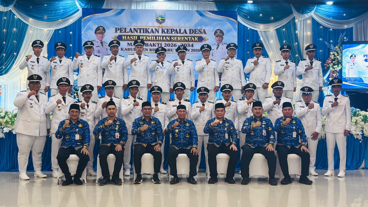 Bupati Kotabaru Lantik 41 Kepala Desa, Tekankan Pentingnya Merangkul Seluruh Elemen Masyarakat