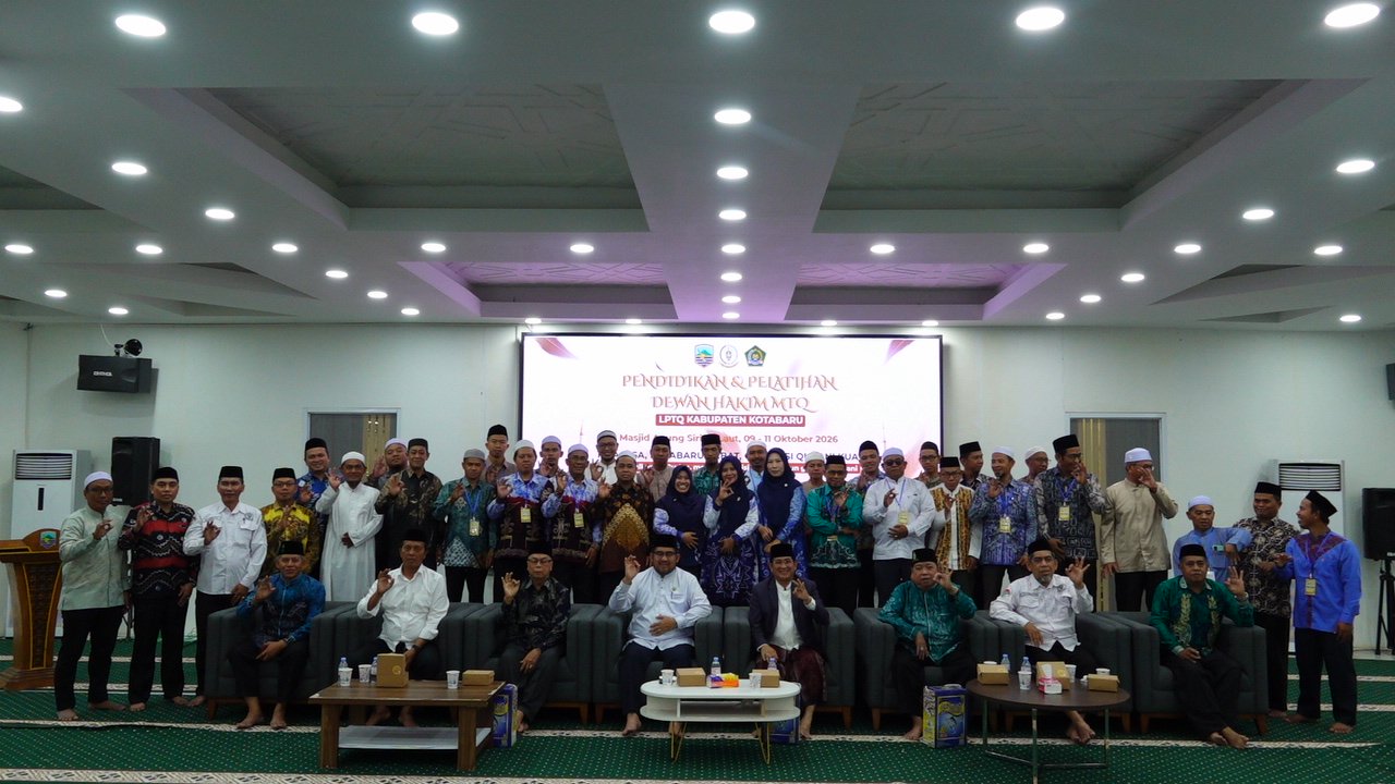 Pemkab Kotabaru Apresiasi Kegiatan Yang di Laksanakan LPTQ Kotabaru